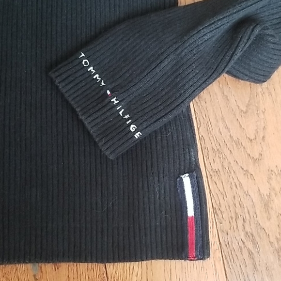 Turtle neck ribbed sweater - Picture 3 of 4